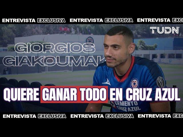 Giorgios Giakoumakis en EXCLUSIVA  El NUEVO KILLER de Cruz Azul, quiere ser CAMPEÓN | TUDN