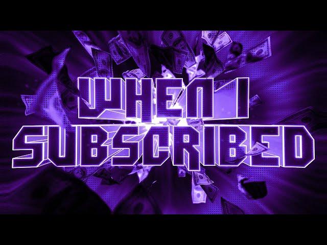  WHEN I SUBSCRIBED (Parasocial Music Video) 