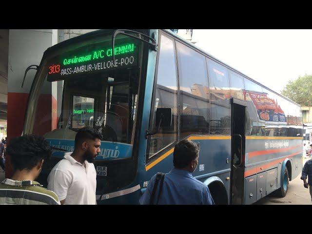 Hosur To Chennai TNSTC AC Bus  | Via Krishnagiri, Ambur, Vellore | Ticket Fare 350 RS #mrgbvlogs