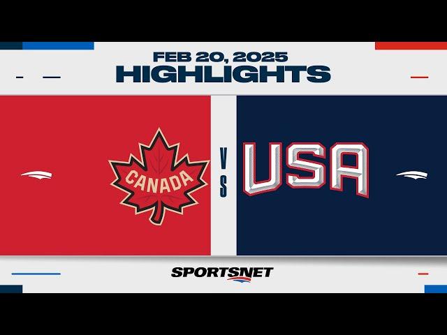4 Nations Face-Off Final Highlights | Canada vs. USA - February 20, 2025