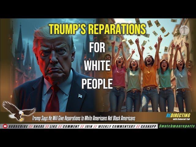 Live: Trump Says He Will Give Reparations to White People For Their SUFFERlNG - Black Voters Played