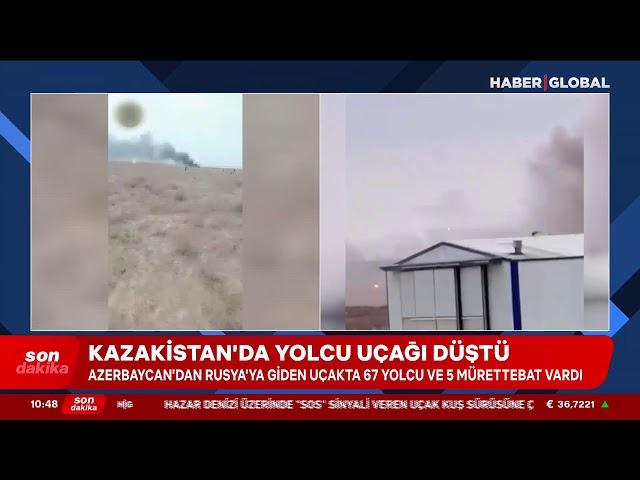 CANLI | Kazakistan'da Yolcu Uçağı Düştü! Azerbaycan'dan Rusya'ya Gidiyordu...