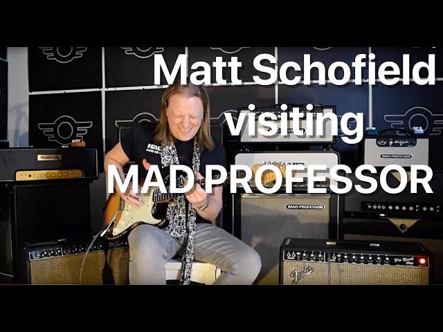 Mad Professor pedals played by Matt Schofield