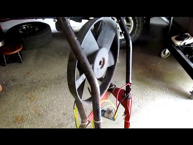 Homemade Off-Grid Pedestal Fan