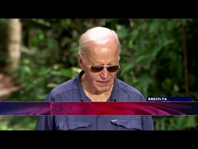 BIDEN, AMAZON ORMANLARINI ZİYARET ETTİ