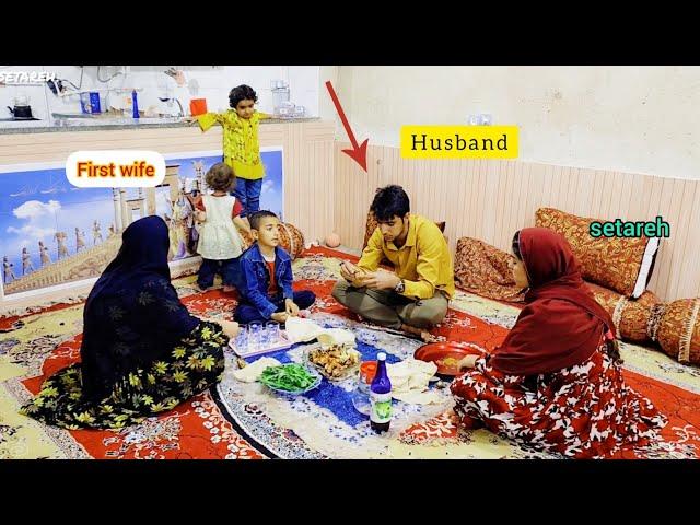 Husband's Shocking Struggle: First Wife's Fury and Second Wife's Vacuum Battle!
