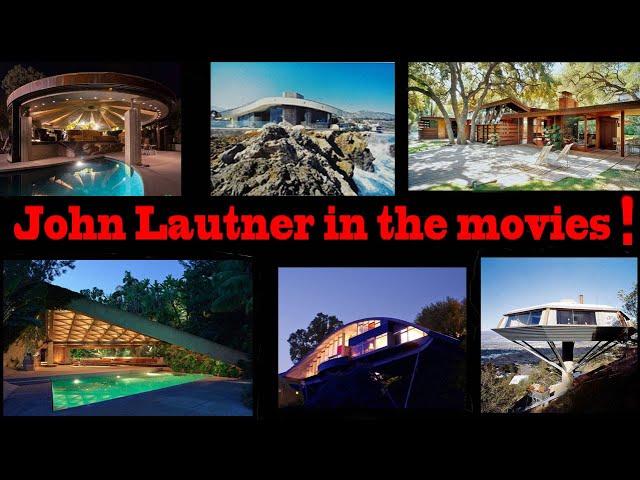 All John Lautner Houses used in movies! Compilation of all moviescenes.