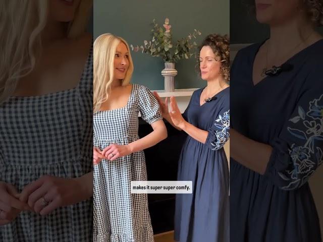 Judy Sustainable Gingham Dress - Unfolded Professional Stylist Walkthrough  #ootd #sustainablefasion