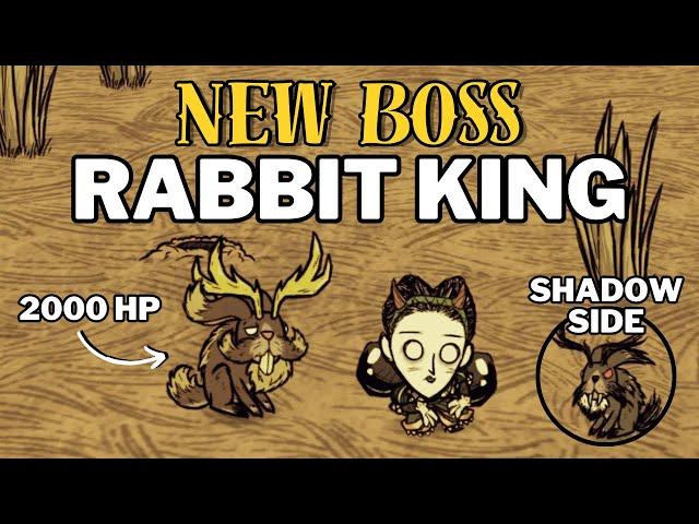 NEW DON'T STARVE BOSS!! RABBIT KING TRADER (Fight) - Don't Starve Together | BETA