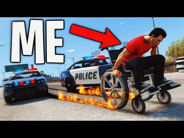 Trolling Cops with 1000HP Wheelchair on GTA 5 RP