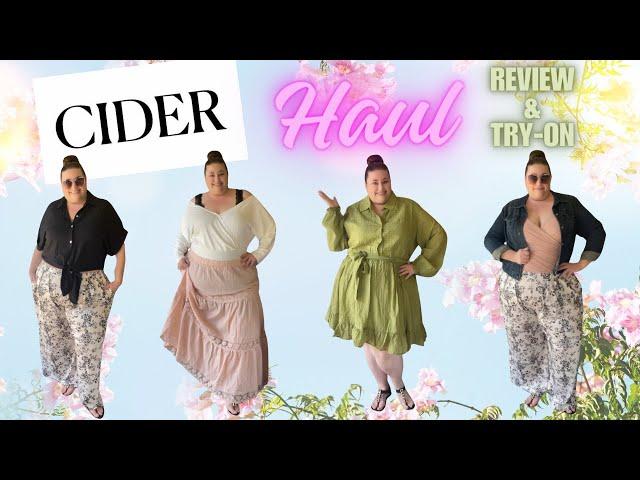 CIDER PLUS SIZE HAUL PT. 1 | REVIEW & TRY-ON | SPRING & SUMMER 2024