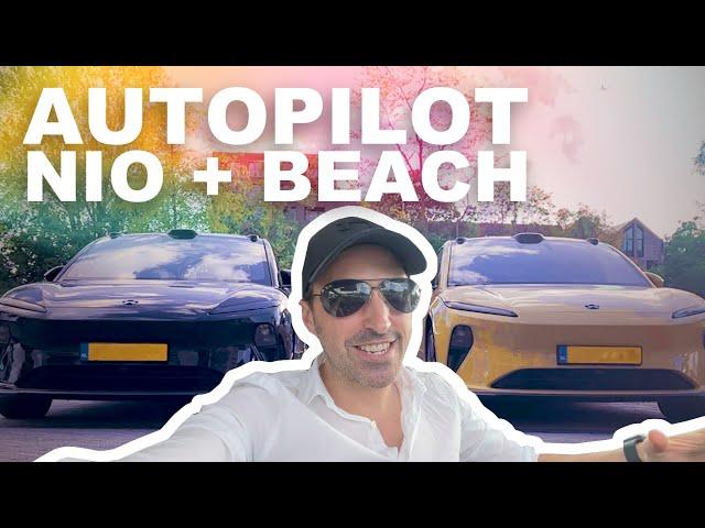 Testing NIO et5 Autopilot & windy beach day | VLAUGUST Day 21