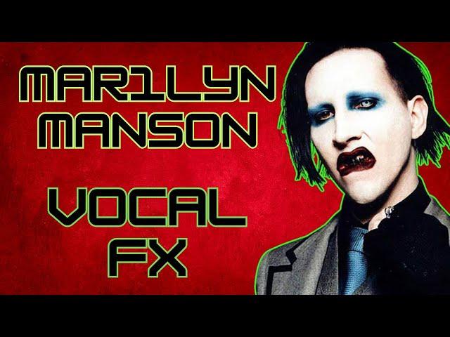 Mastering Marilyn Manson Vocal Production: Vocal Chain Revealed.