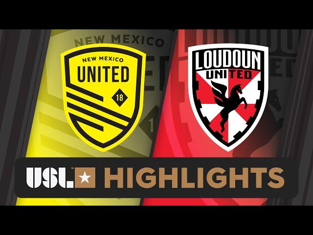 9.22.2024 | New Mexico United vs. Loudoun United FC - Game Highlights