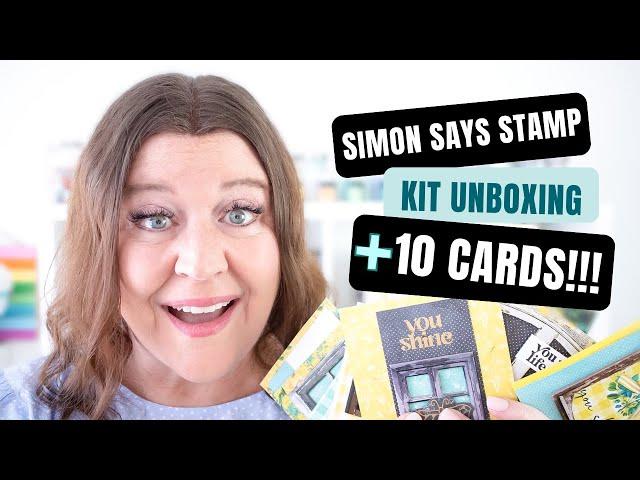 Simon Says Stamp Kit Unboxing + 10 Cards!