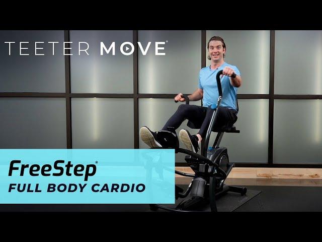 15 Min Full Body Cardio Workout | FreeStep Cross Trainer | Teeter Move