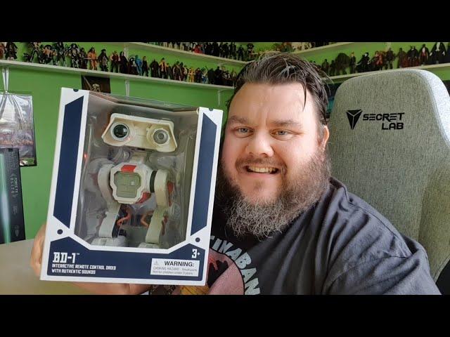 Disney Star Wars Galaxy Edge Droid Depot BD-1 Interactive Remote Control Droid Unboxing & Review