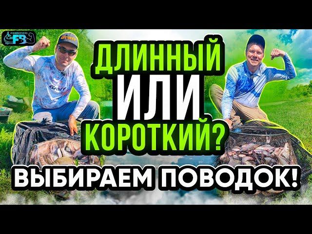 ДЛИННЫЙ или КОРОТКИЙ ПОВОДОК? Что эффективнее при ловле на фидер?