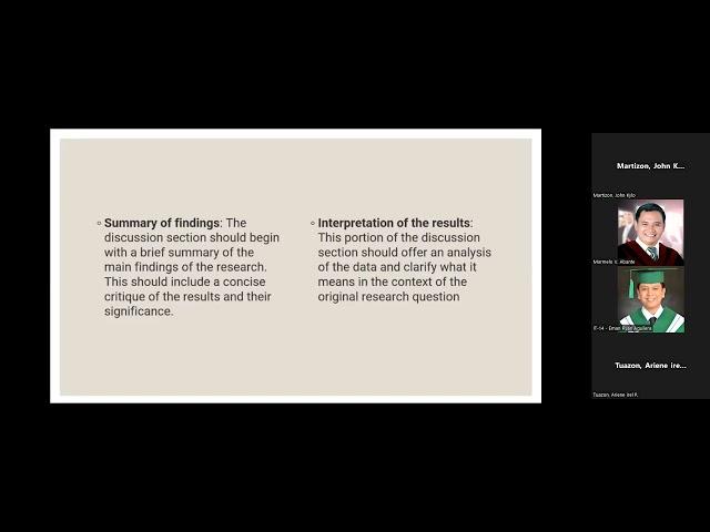 Fundamental Components of Thesis and Capstone Project