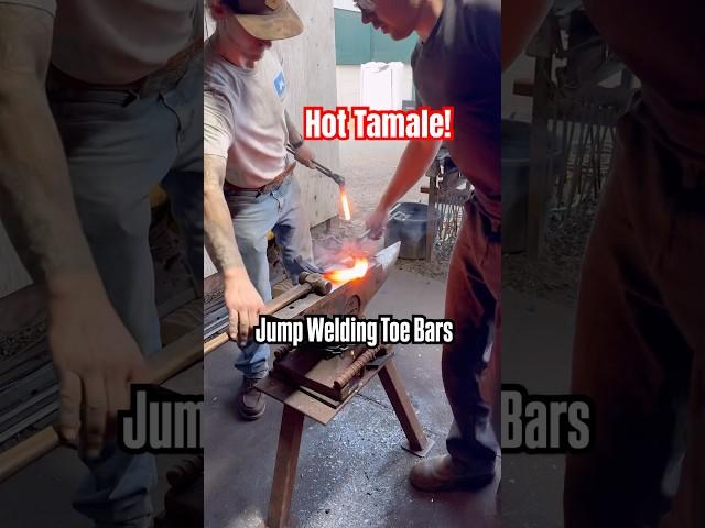 Practicing Jump Welding Toe Bars for the Upcoming @wcbfarrier Contest