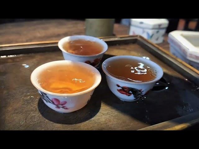 越用越用感觉的老锡茶盘泡工夫茶 潮阳锡茶盘