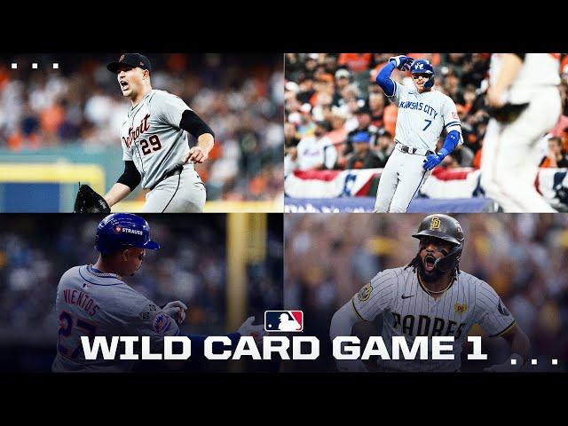 Highlights from ALL games for Wild Card Round Game 1 (10/1)! Postseason kicks off!!