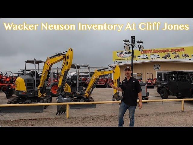 Wacker Neuson Inventory At Cliff Jones RV & Tractor