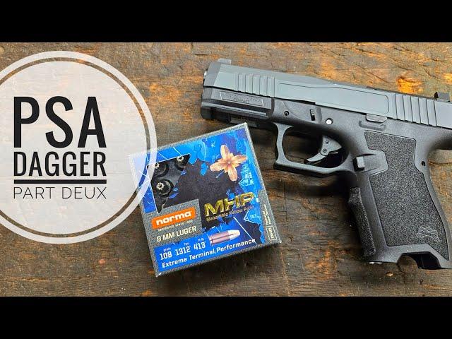 Palmetto State Armory Dagger Part 2, Norma 108gr. 9mm MHP