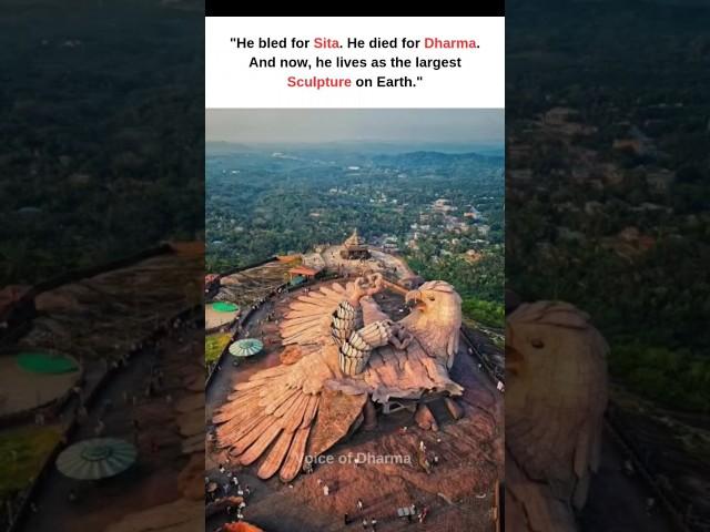 He bled for Dharma now he lives forever  #jatayu #ram #ramayana #shorts