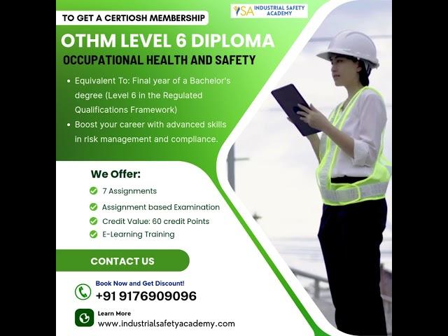 OTHM Level 6 Diploma Courses in Chennai & Gulf , Kuwait - Industrial Safety Academy
