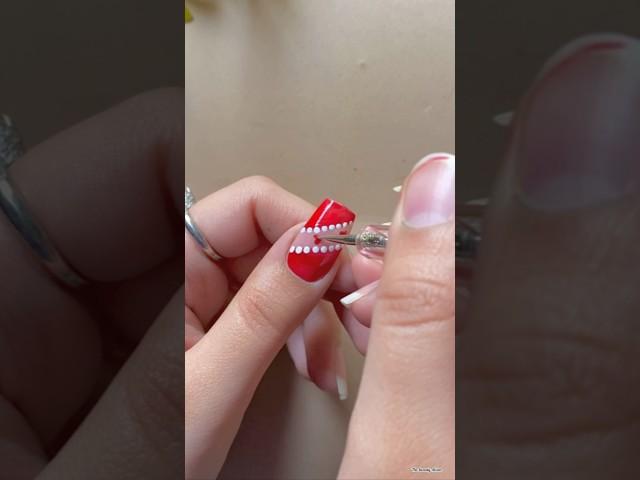 ️Easy heart nail art design #nailart2023 #naildesign #youtubeshorts