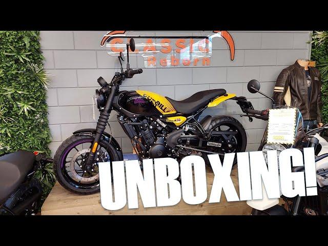 UNBOXING ROYAL ENFIELD GUERRILLA 450