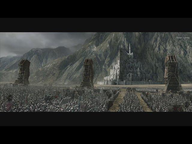 The Lord of the Rings (2003) -  Battle for Minas Tirith Beggins - Part 1 [4K]