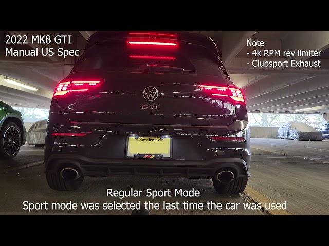 MK8 Volkswagen GTI - Secret sport mode demonstration