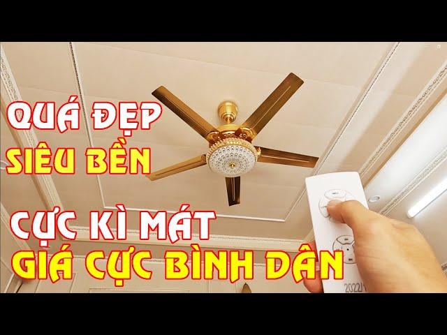 Đây là mẫu quạt trần trang trí quốc dân dành cho mọi nhà