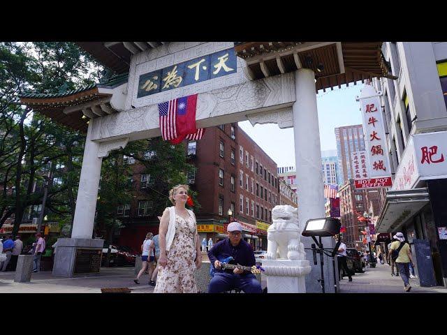 外國媽媽在美國唐人街唱鄧麗君？！發音太標準了！We threw a concert in Chinatown, Boston