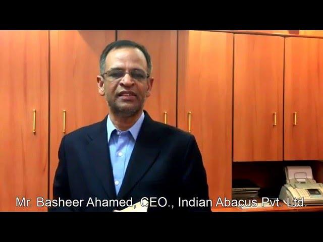 Mr. Basheer Ahamed - Inventor - Indian Abacus