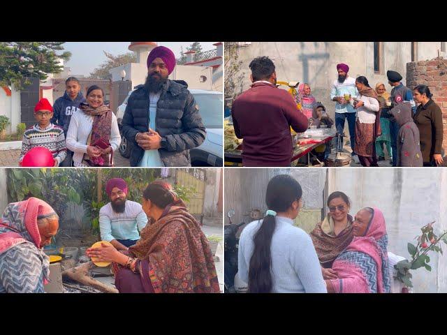 ਬੱਚਿਆਂ ਨੂੰ ਨਾਨਕੇ ਜਾਣ ਦਾ ਚਾਅ  bacheya nu nanke jaan da chaबच्चों को अपने नाना नानी से मिलने की खुशी