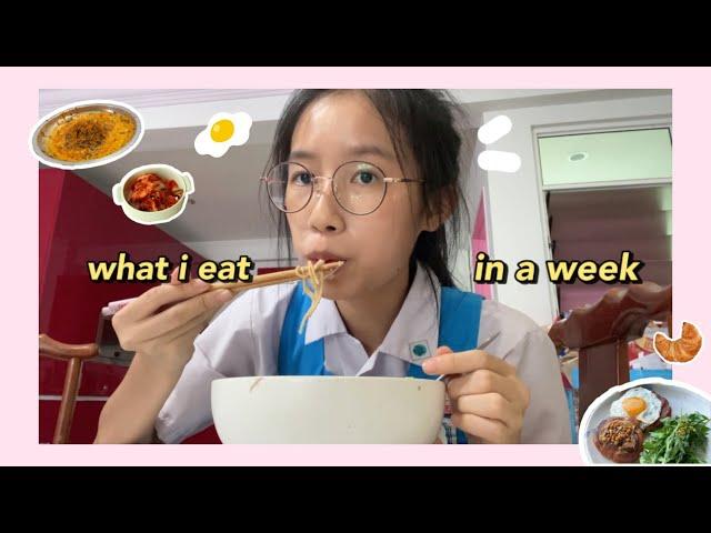 what i eat in a week: highschool ️ 中学生一周吃什么 (korean, chinese food)