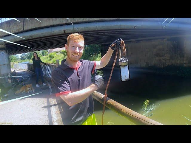 We have been waiting for this discovery for years! Magnet fishing in Chalon-sur-Saône