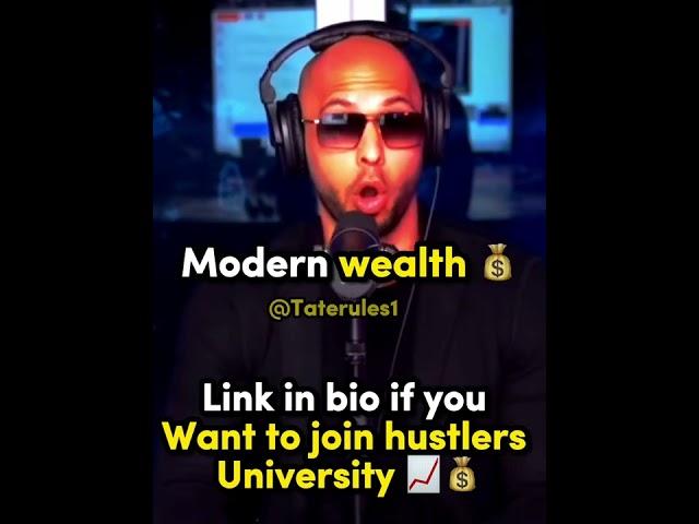 Andrew Tate tells you how to be rich 