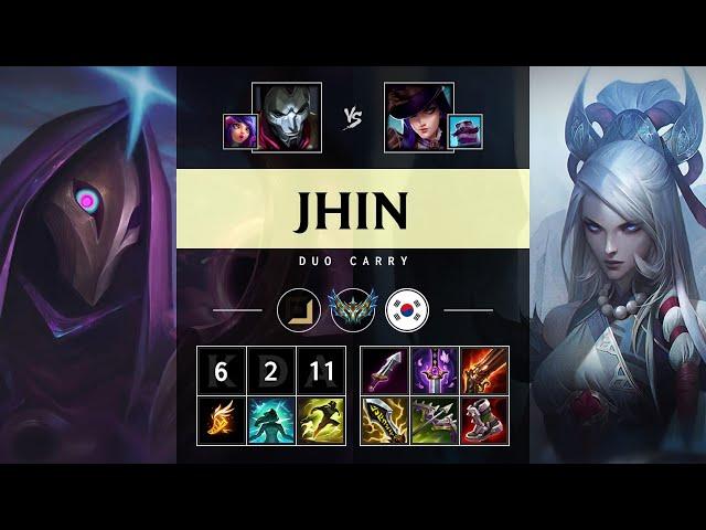 Jhin ADC vs Caitlyn - KR Challenger Patch 25.12