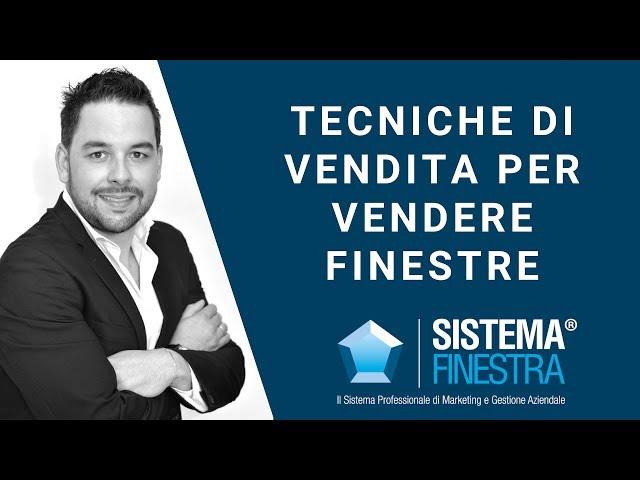 Tecniche di vendita per vendere finestre