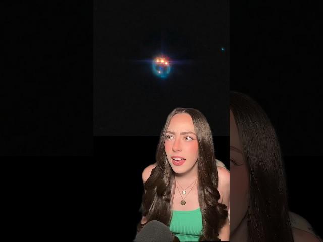 New JWST image of gravitationally lensed quasar! #space #science #shorts