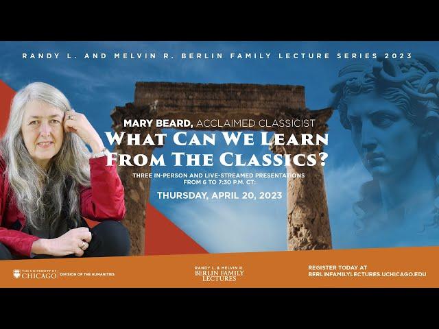 Mary Beard "A Piece of Cake" Lecture 1 of 3