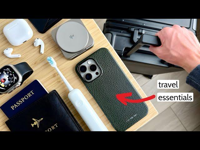 Tech Travel Essentials 2024 (EDC) ️ Perfect Gear for a Minimalist Vacation