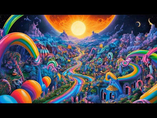 Psychedelic Trance mix II July 2024 [Surrealism AI Graphic video]