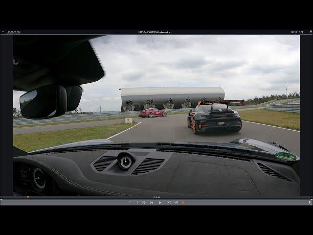 Mit dem Porsche GT3RS (992) auf dem Hockenheimring - Porsche Experience Center. Was für ein Gerät;-)