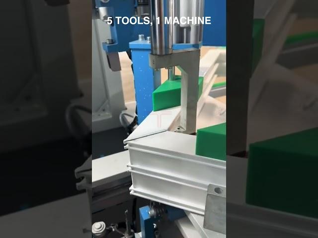 upvc cnc corner cleaning machine | upvc window cnc cleaning machine - 5 Tool precision #machine #cnc