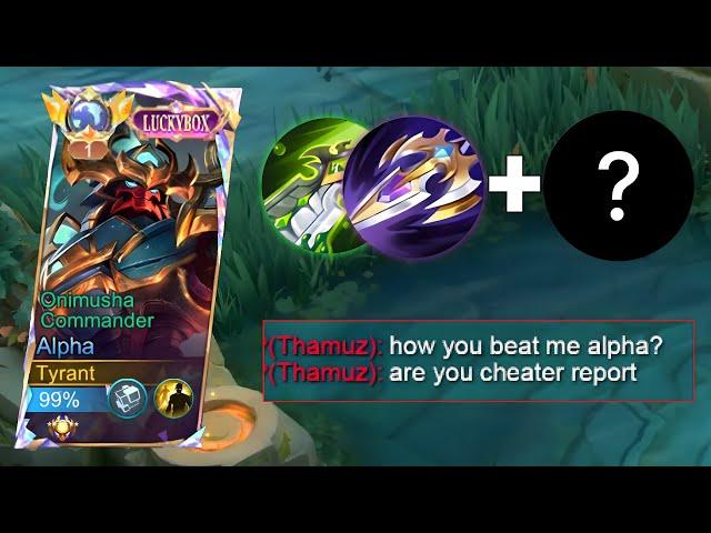 ALPHA UNLIMITED TRUE DAMAGE BUILD IN EXP 2024!! (pls try) - Mobile Legends